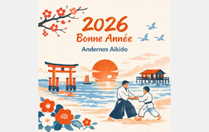 🥋 Bonne année 2026 – Reprise de l’Aïkido et portes ouvertes à Andernos