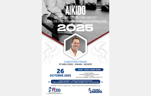 Stage exceptionnel avec Christian Tissier Shihan – 8e Dan Aïkikaï